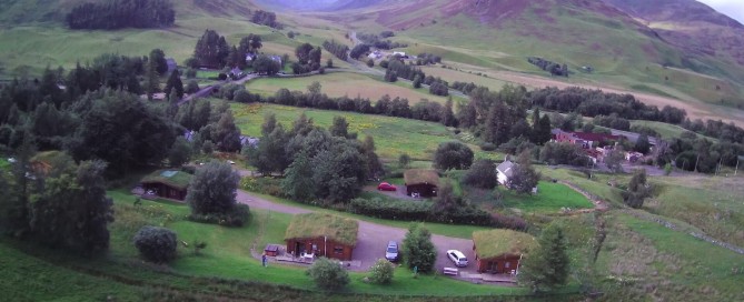 Log Cabins in Glenshee