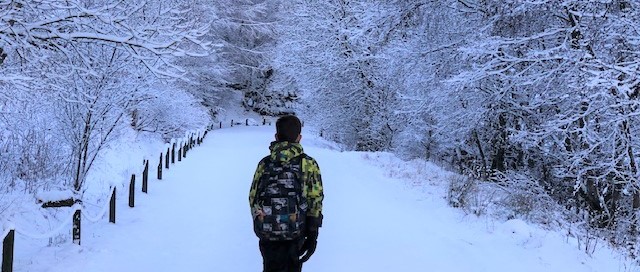 A peaceful white morning at glenbeag