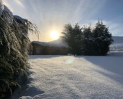 spectacular and quiet winters day