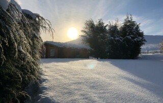 spectacular and quiet winters day