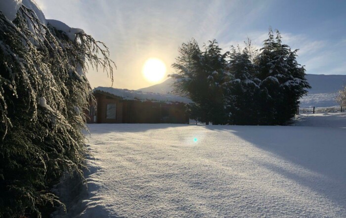spectacular and quiet winters day