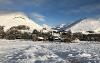 A Winter Birds Eye View of Glenbeag