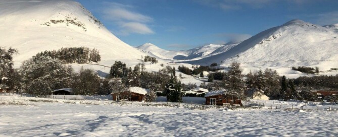 A Winter Birds Eye View of Glenbeag